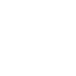 White location pin icon with a downward arrow on a light gray background.